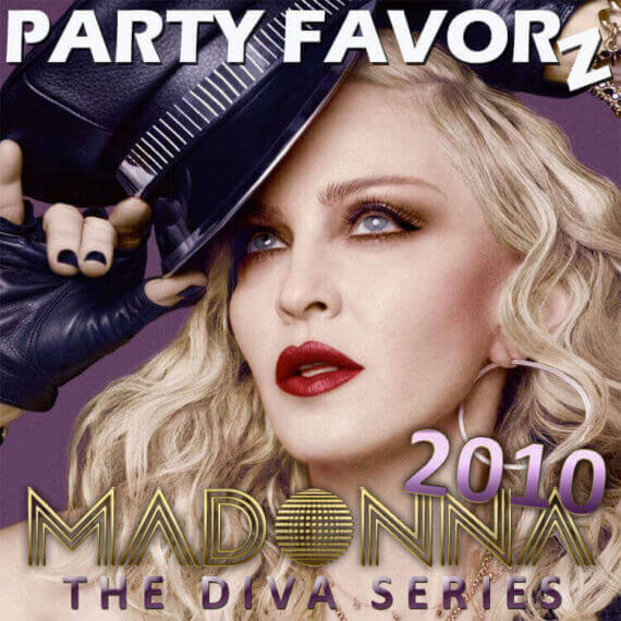 Madonna circa 2010 with a conductor hat for the Diva Series 2010