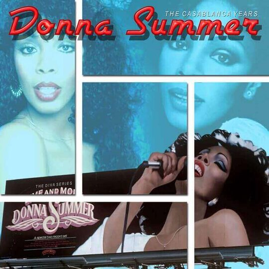 Donna Summer on billboard for Live & more