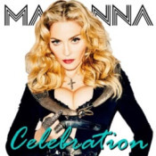 Madonna 2015 for the cover art of Madonna It's Time to Celebrate!