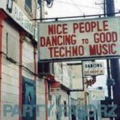 An old part of town with an indiscreet club that has a sign that reads "Nice People Dancing to Good Techno Music" hanging at the top of the doorway for the cover art of Escape featuring the latest Tech House.