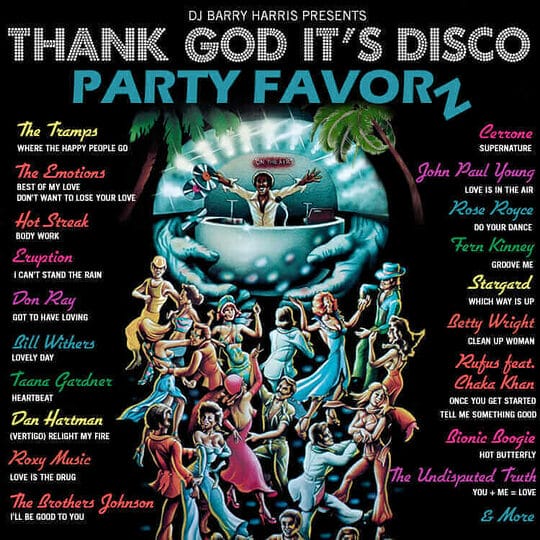 T.G.I.D., Thank God It's Disco Volume 1 cover art featuring the best disco songs reworked for today's dancefloors