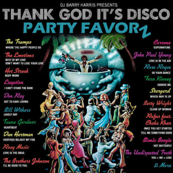 T.G.I.D., Thank God It's Disco Volume 1 cover art featuring the best disco songs reworked for today's dancefloors