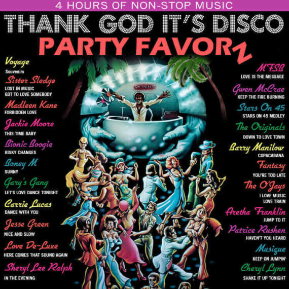 T.G.I.D., Thank God It's Disco Volume 3 cover art featuring the classic disco hits reworked for today's dancefloors