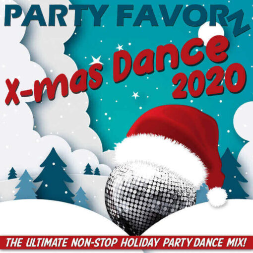 Disco Ball, Santa Hat, Holiday Dance Music