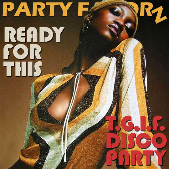 beautiful black woman wearing 70's stylish outfit