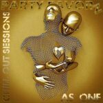 The Chill Out Sessions — As One Two robot men hugging imeshed in gold