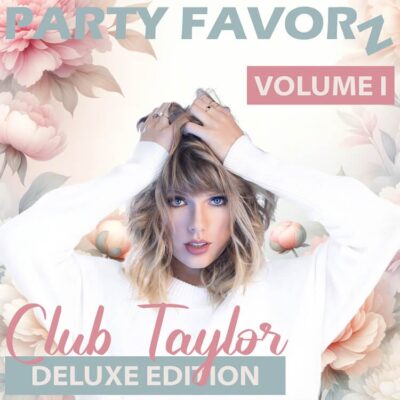 Taylor Swift in a white sweater with her hands on her head for the cover art of Club Taylor Volume I [Deluxe Edition]
