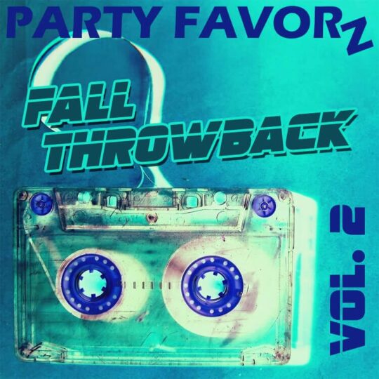 An unwound cassette tape for the cover art of Fall Throwback Volume 2 featauring remixed songs from the 80s