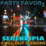 The Chill Out Sessions: Serendipia A blurred picture of multi-color lights for an unknown downtown city after it rained for the cover art of Serendipia: The Chill Out Sessions