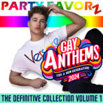 Gay Anthems for a New Generation 2024 Vol. 1 | Definitive Pride Dance Mix Young twink wearing a white Versace t-shirt for the coverart of Gay Anthems For a New Generation 2024 Volume 1