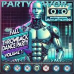 Fall Throwback Dance Party: Volume 1 Futuristic male robot for the coverart of Fall Throwback Dance Party Volume 1
