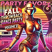 Futuristic female robot for the coverart of Fall Throwback Dance Party Volume 2