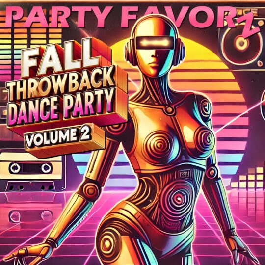 Futuristic female robot for the coverart of Fall Throwback Dance Party Volume 2