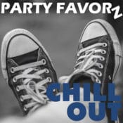 Two legs wearing Converse sneakers casually crossed in a relaxing position for the cover art of Chill Out