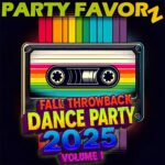 Fall Throwback Dance Party kicks off with Volume I, packed with 70s–90s magic Rainbow colored cassette for the cover art of Fall Throwback Dance Party Volume I