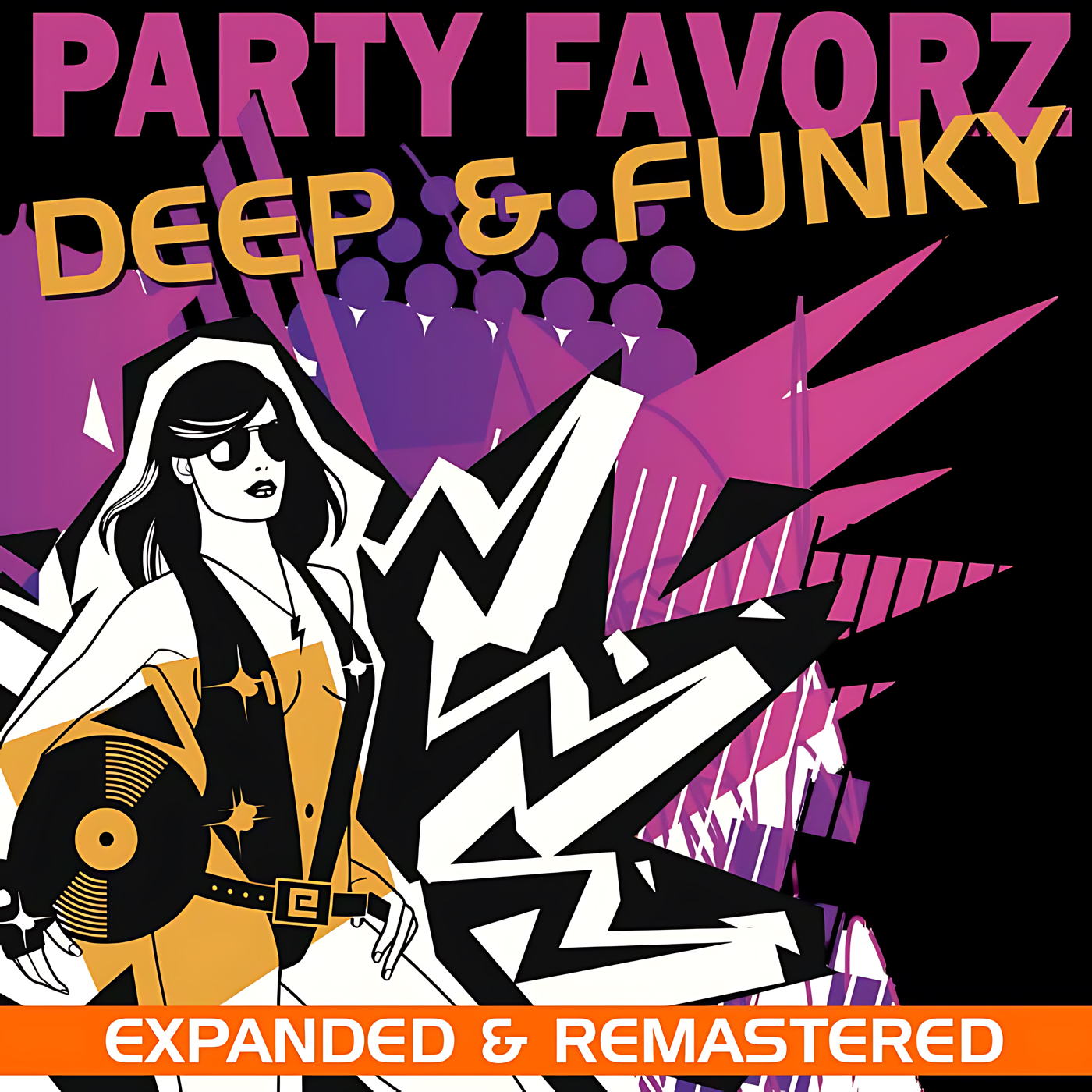 Coverart for Top Dance Songs of 2007 Deep & Funky Volume 2 with a harnnessed woman carrying a turntable on the cover