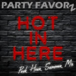 The Latest Tech House & Techno: "Hot In Here — Peak Hour Summer Mix" Neon sign hot in here against black brick wall