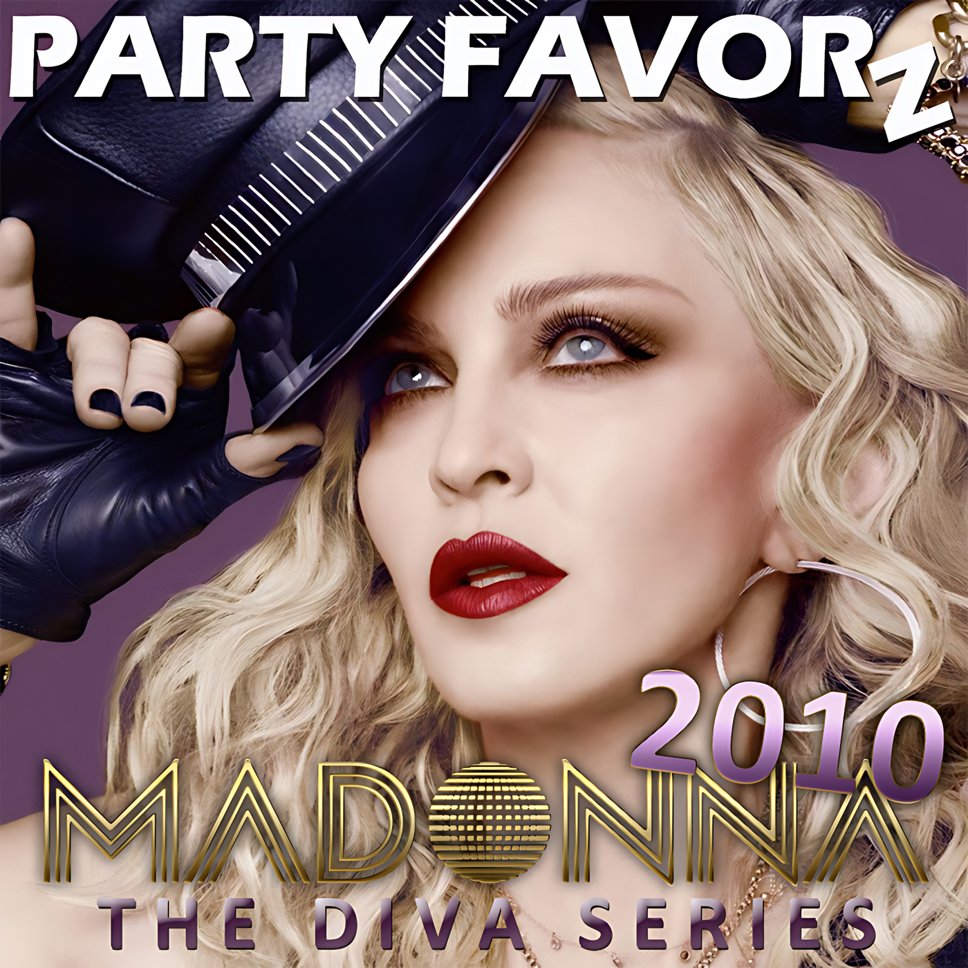 Madonna circa 2010 with a conductor hat for the Diva Series 2010
