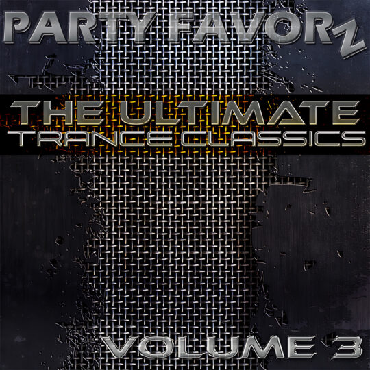 Trance Classics volume 3 on grunge metal background