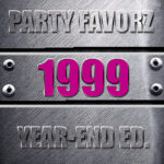Coverart for the Top Dance Songs of 1999 with the biggest dance songs of the year against a steel background with bolts